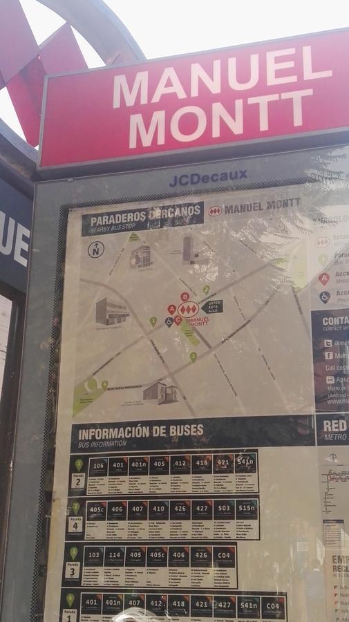 圣地亚哥Metro Manuel Montt公寓 外观 照片